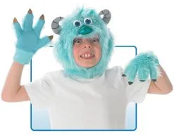 Sully Headpiece And Gloves For Kids - Disney Pixar Monsters Inc