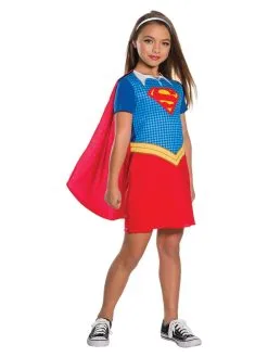 Supergirl Classic Costume For Kids – Warner Bros DC Super Hero Girls