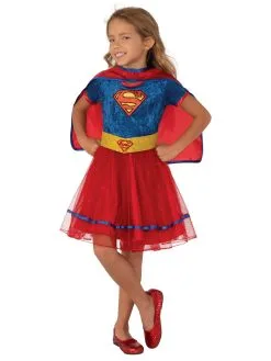 Supergirl Deluxe Tutu Costume For Kids - Warner Bros DC Comics