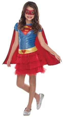 Supergirl Premium Sequin Costume For Toddlers - Warner Bros DC Comics