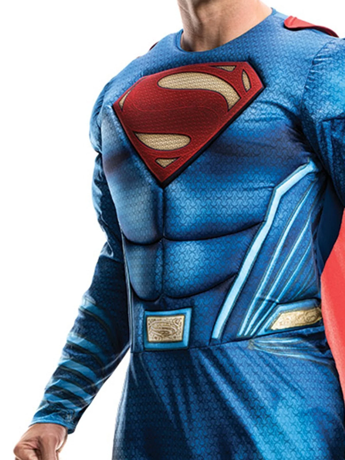 Superman Deluxe Costume For Adults - Warner Bros Justice League - Image 2