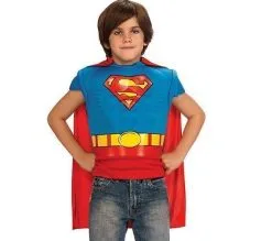 Superman Deluxe Muscle Chest Top For Kids - Warner Bros Man Of Steel