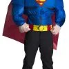 Superman Inflatable Costume Top For Adults - Warner Bros DC Comics