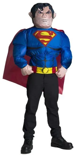 Superman Inflatable Costume Top For Adults - Warner Bros DC Comics
