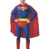 Superman Moulded Muscle Chest Costume For Adults - Warner Bros DC Comics