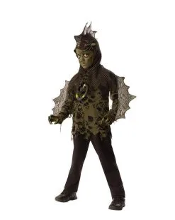 Swamp Boy Lizard Costume For Kids