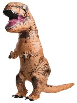 T-Rex Inflatable With Sound Costume For Adults - Universal Jurassic World