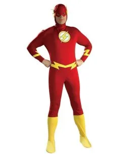The Flash Costume For Adults - Warner Bros DC Comics