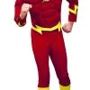 The Flash Deluxe Muscle Chest Costume For Adults - Warner Bros DC Comics