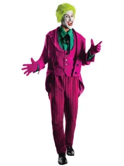 The Joker 1966 Collector's Edition Costume For Adults - Warner Bros DC Comics