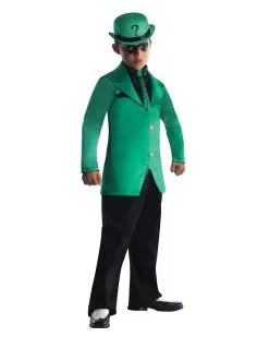 The Riddler Costume For Kids - Warner Bros DC Comics
