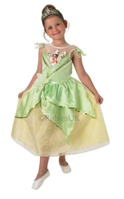 Tiana Shimmer Deluxe Costume For Kids - Disney The Princess And The Frog
