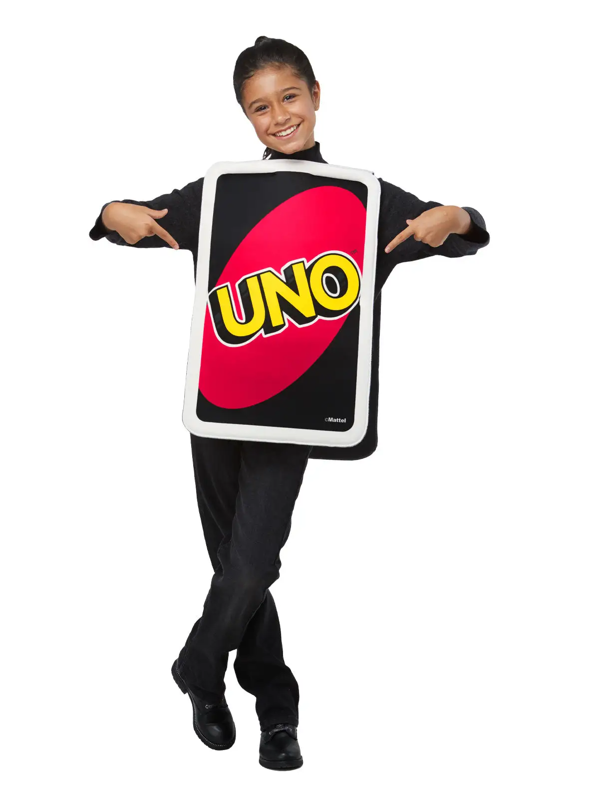 Uno Draw Four Card Tabard Costume For Kids - Mattel Games - Image 3