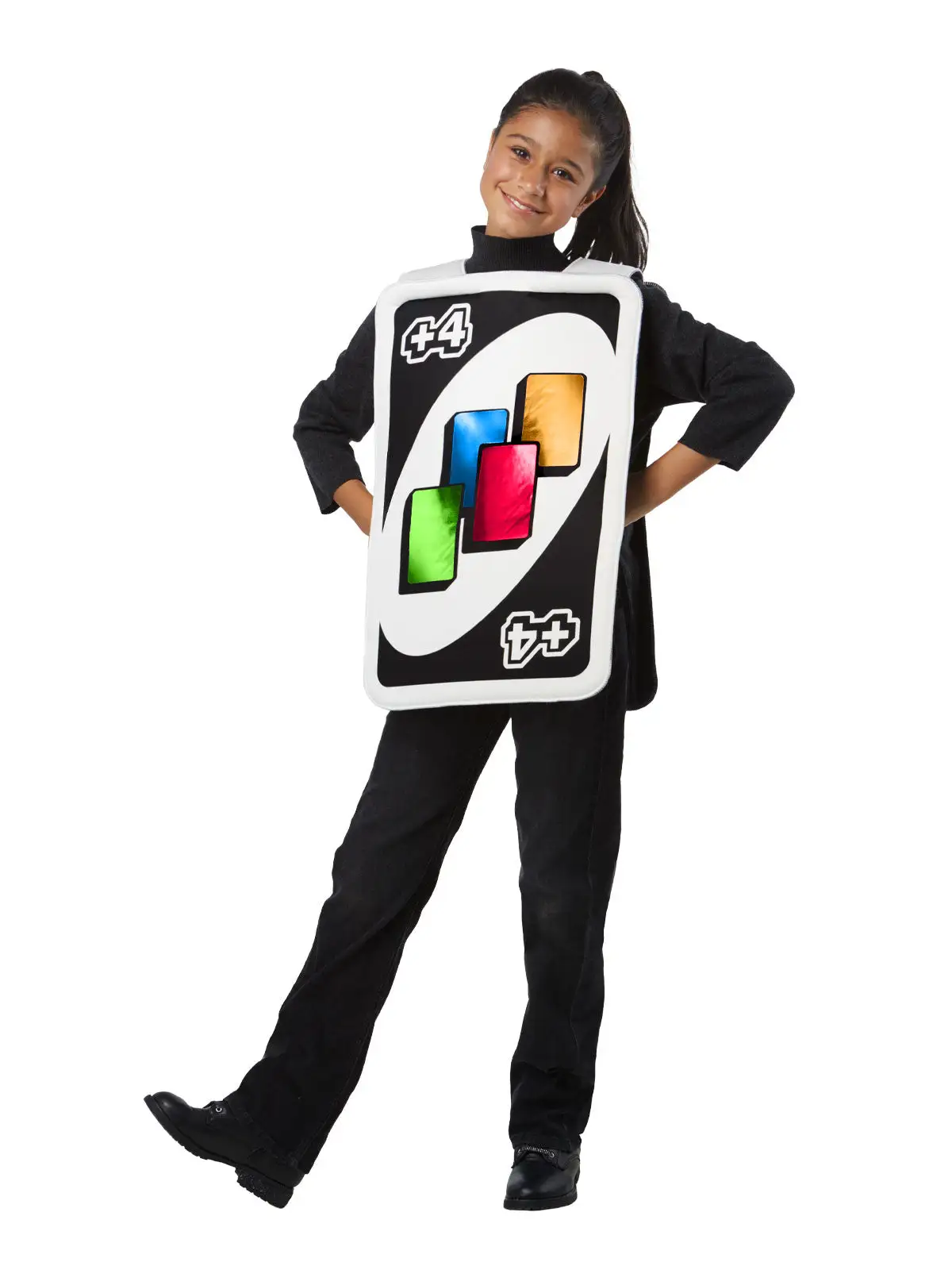 Uno Draw Four Card Tabard Costume For Kids - Mattel Games
