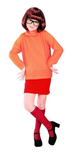 Velma Costume For Kids - Warner Bros Scooby Doo
