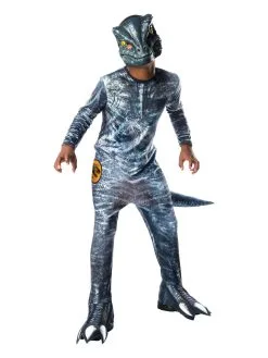 Velociraptor 'Blue' Deluxe Lenticular Costume For Kids - Universal Jurassic World Dominion
