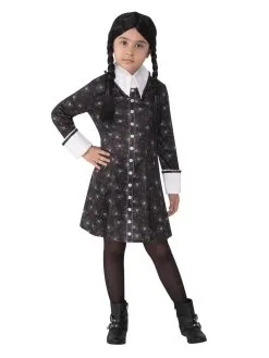 Wednesday Addams Costume For Kids - The Addams Family