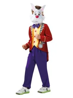 White Rabbit Costume For Kids & Tweens - Disney Alice In Wonderland