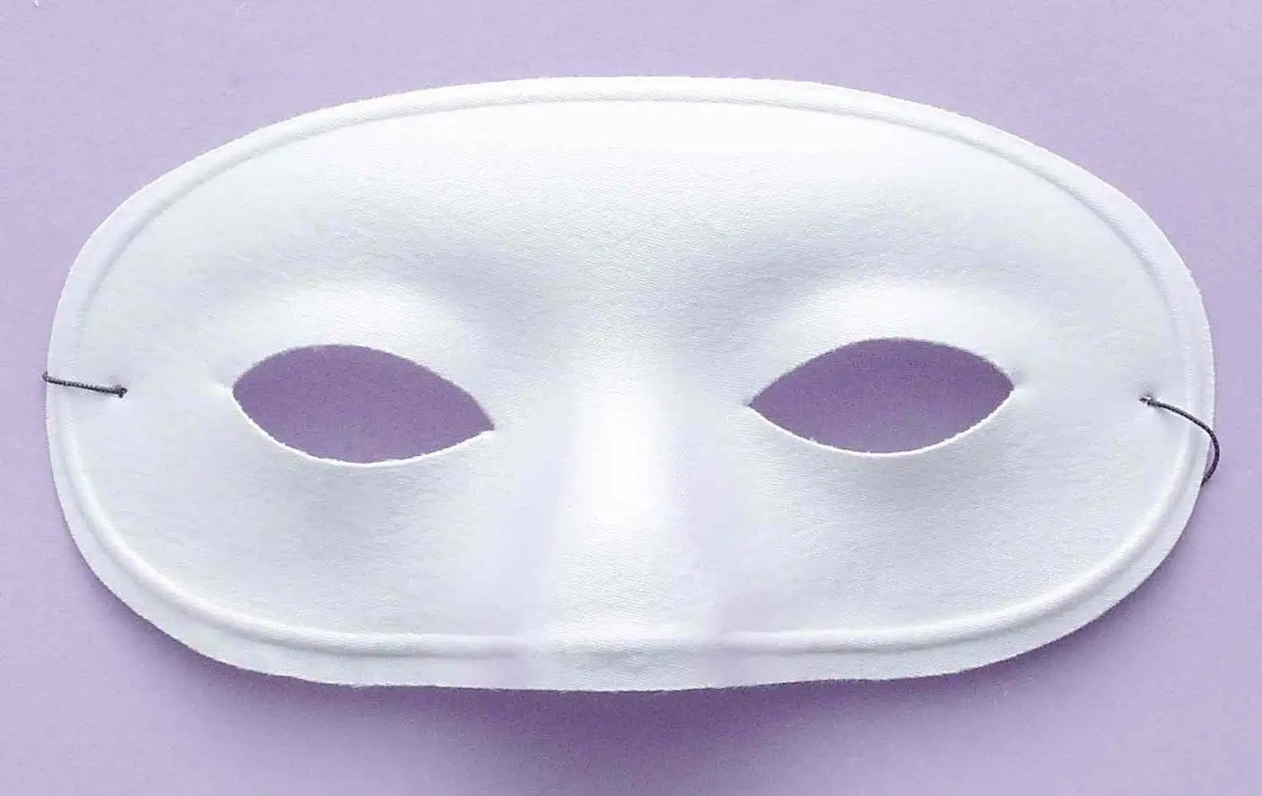 Forum Novelties White Silk Mask For Adults - Image 2