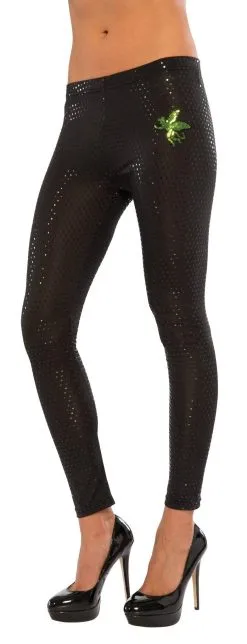 Wicked Witch Of The West Sequin Leggings For Adults - Warner Bros The Wizard Of Oz