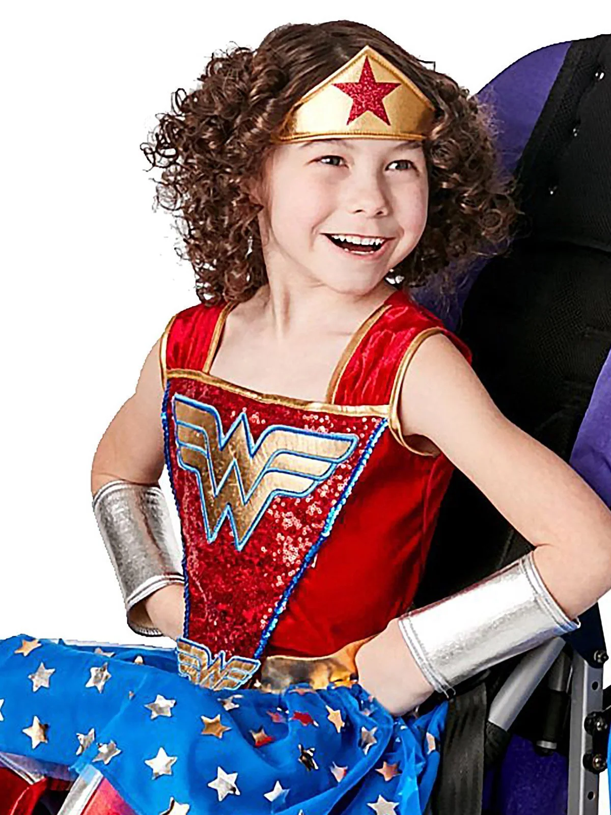 Wonder Woman Adaptive Costume For Kids - Warner Bros Justice League - Image 2