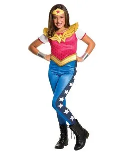 Wonder Woman Costume For Kids - Warner Bros DC Super Hero Girls