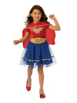 Wonder Woman Deluxe Tutu Costume For Kids - Warner Bros DC Comics