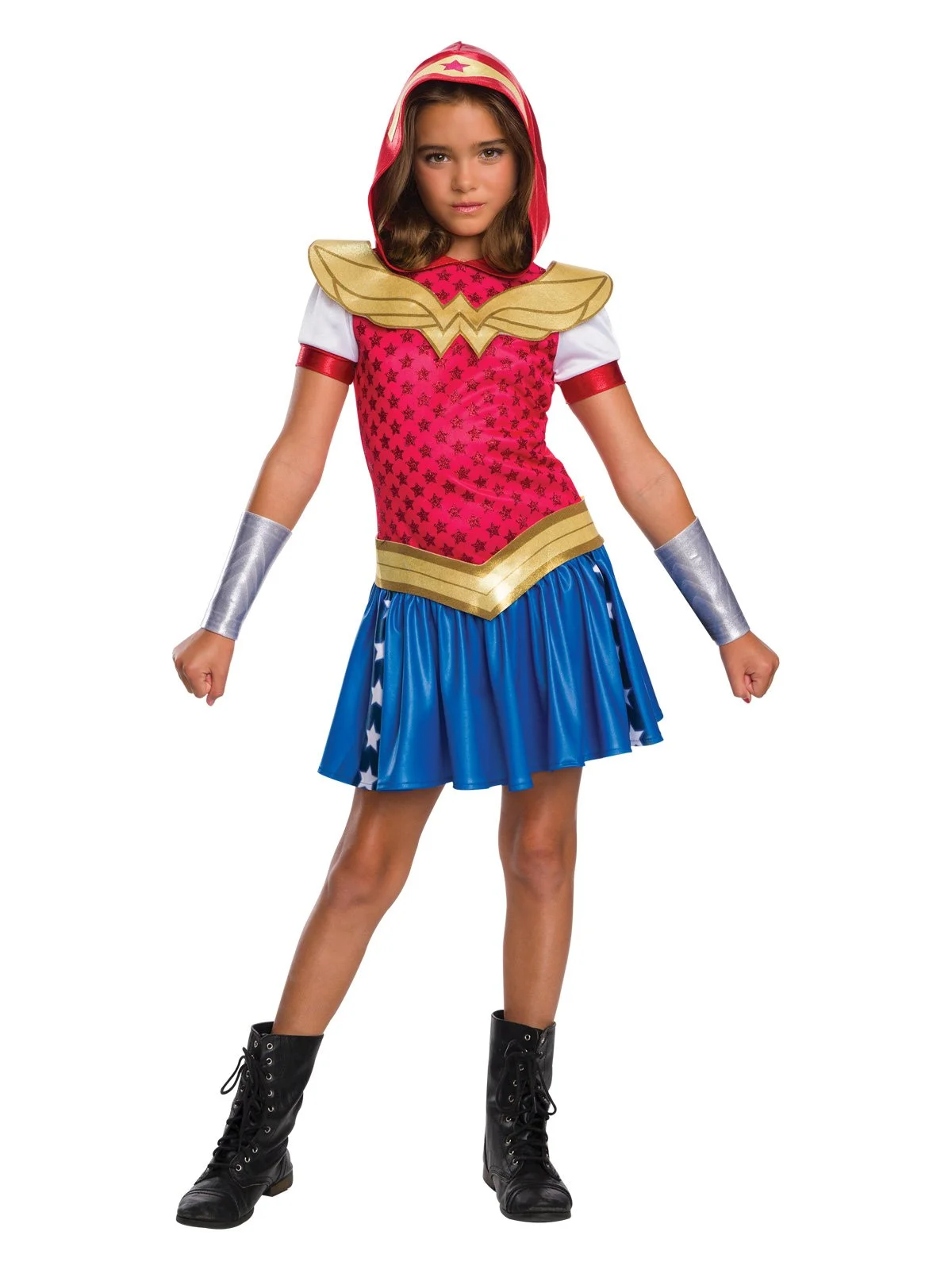 Wonder Woman Hoodie Costume For Kids – Warner Bros DC Super Hero Girls