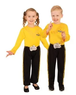 Yellow Wiggle Deluxe Pants Costume For Kids - The Wiggles