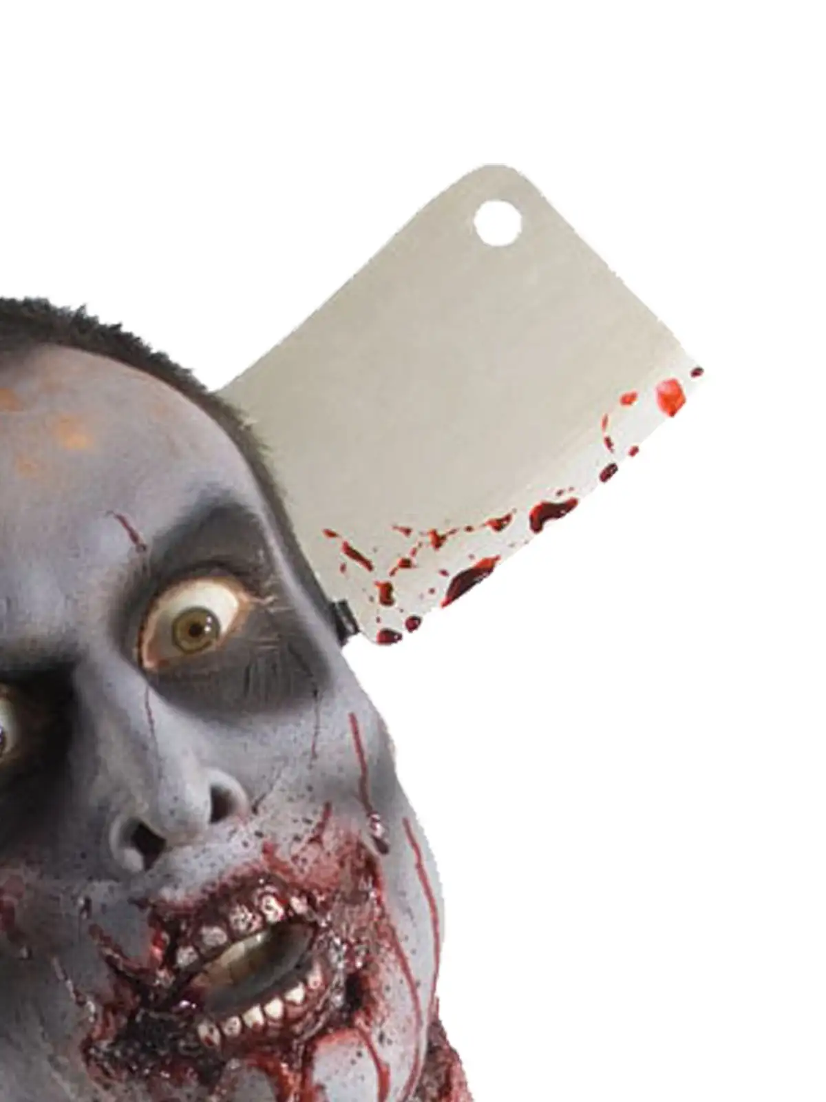 Zombie Cleaver Through Head Accessory - Image 3