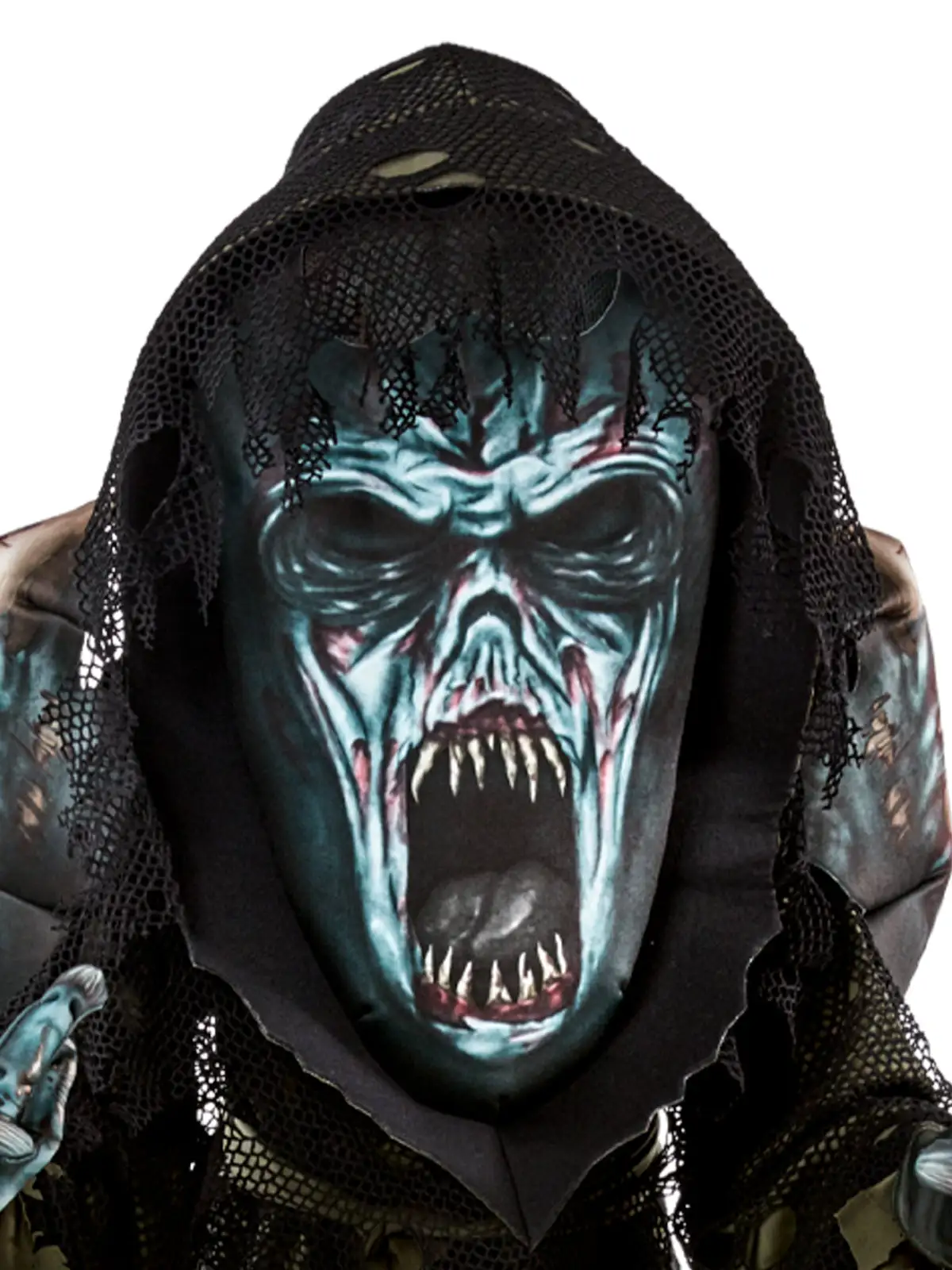 Zombie Hooded Robe Costume For Kids - Image 2