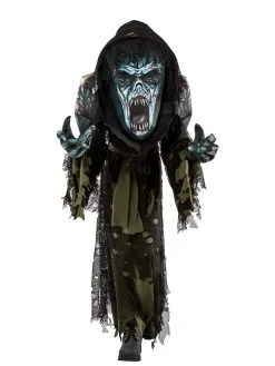 Zombie Hooded Robe Costume For Kids