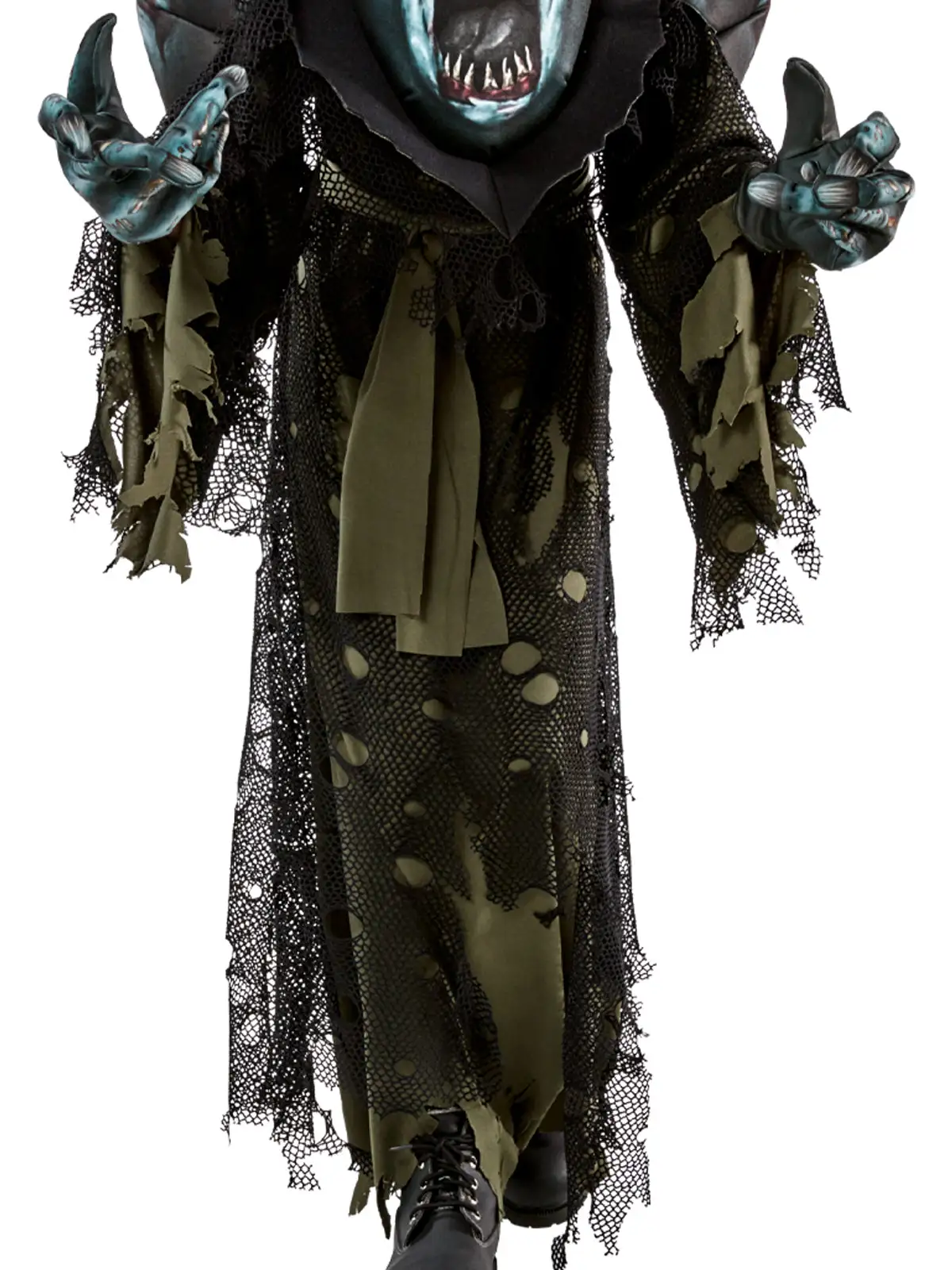 Zombie Hooded Robe Costume For Kids - Image 3